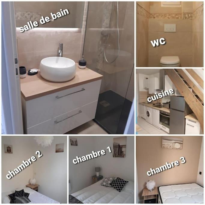 Villa Face A La Mer Sur Le Sable 8 Clim A L'Etage Le Barcares Exterior photo